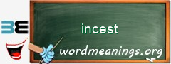 WordMeaning blackboard for incest